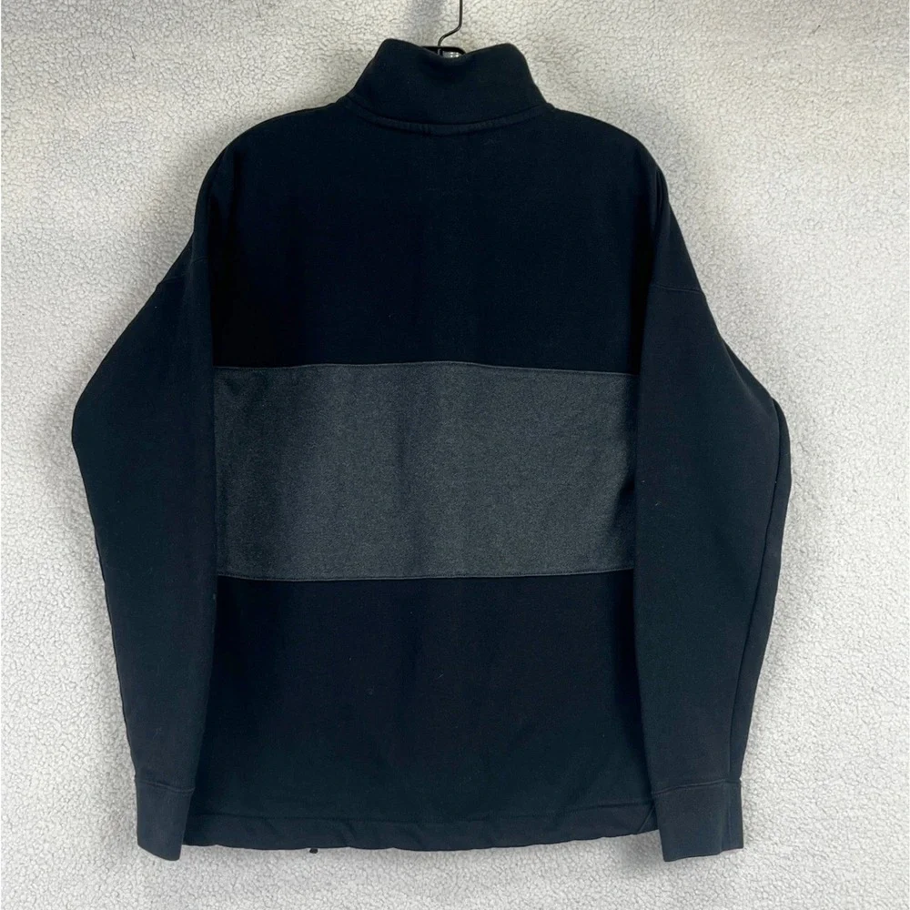 Nike Air Red Tag AV3019-010 Quarter Zip Pullover Mens‎ M Black Gray Streetwear